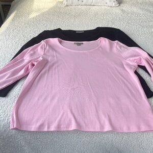 Style and Co, long sleeve cotton tops (2)